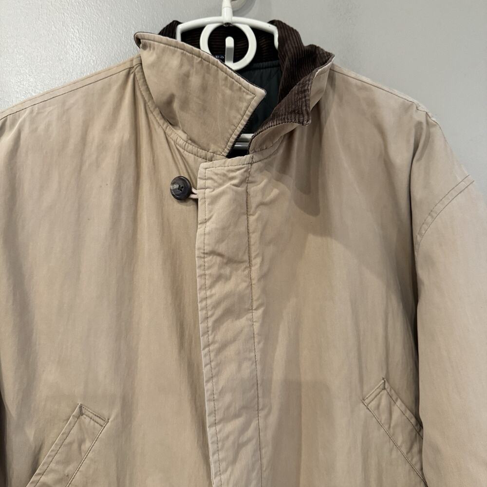 VTG Polo Ralph‎ Lauren Jacket Mens XL Brown Corduroy Collar Barn Chore Coat 90s - Picture 7 of 14